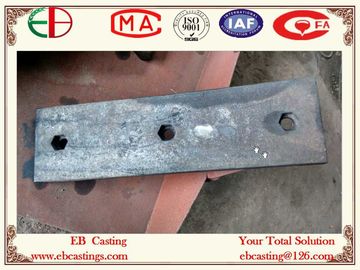 China Martensitic Cr-Mo Alloy Steel ZGCr5Mo Wear Bars HRC≥48 Impact Value≥20J EB20057 supplier