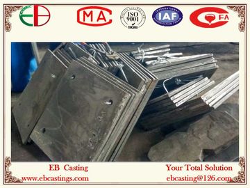 China White Iron Chute  Liner Wear Plates 550x500x35mm Waiting for Heat-treatment EB20065 supplier