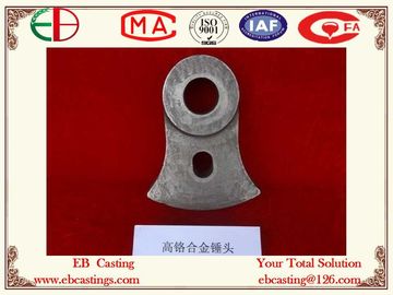 Chine Bâtis blancs de marteau de fer de haut Cr pour les concasseurs à marteaux EB19003 fournisseur