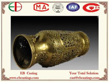China Brass Antique Vase Complicated Designed EB9065 supplier
